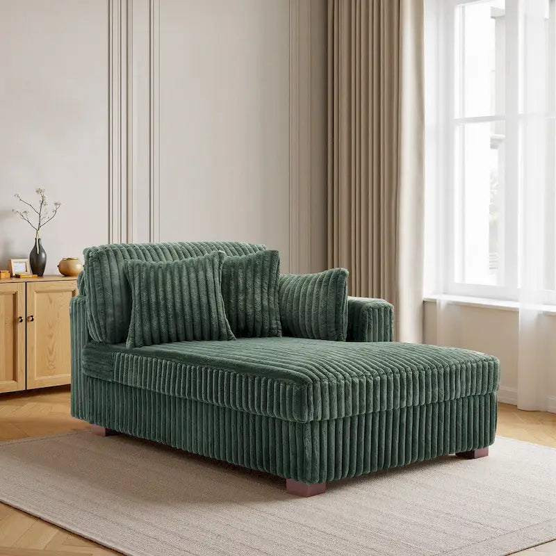 DREAMSIDEA Oversized Right Facing Chaise Lounge Lofa