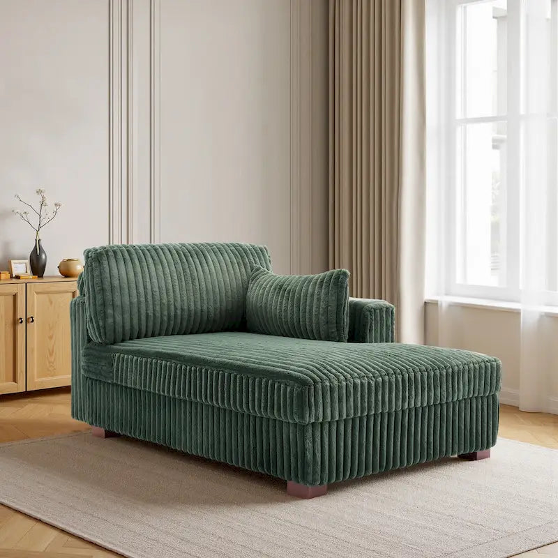 Übergroßes Sofa mit Recamiere (rechtsseitig)
