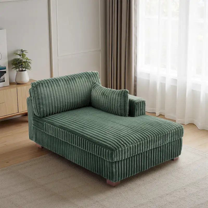 Übergroßes Sofa mit Recamiere (rechtsseitig)