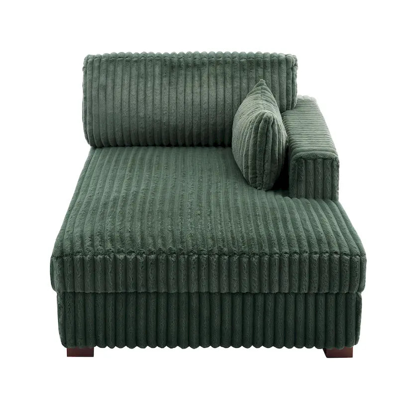 Übergroßes Sofa mit Recamiere (rechtsseitig)