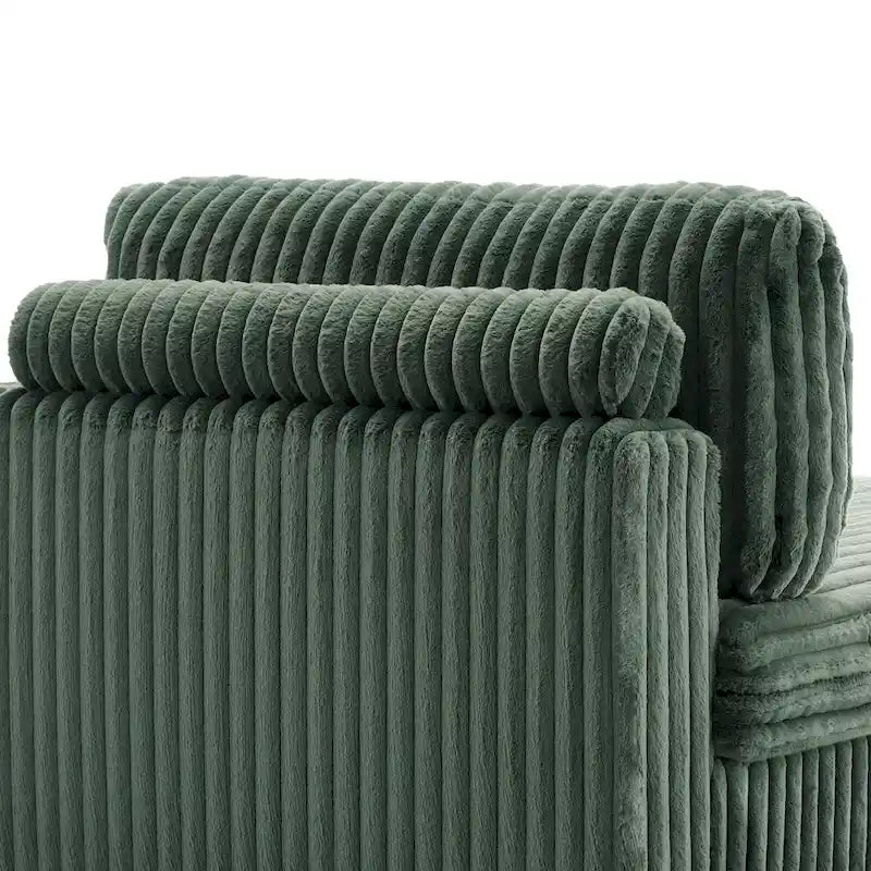 Übergroßes Sofa mit Recamiere (rechtsseitig)