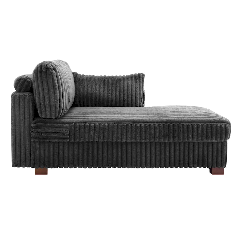 Übergroßes Sofa mit Recamiere (rechtsseitig)