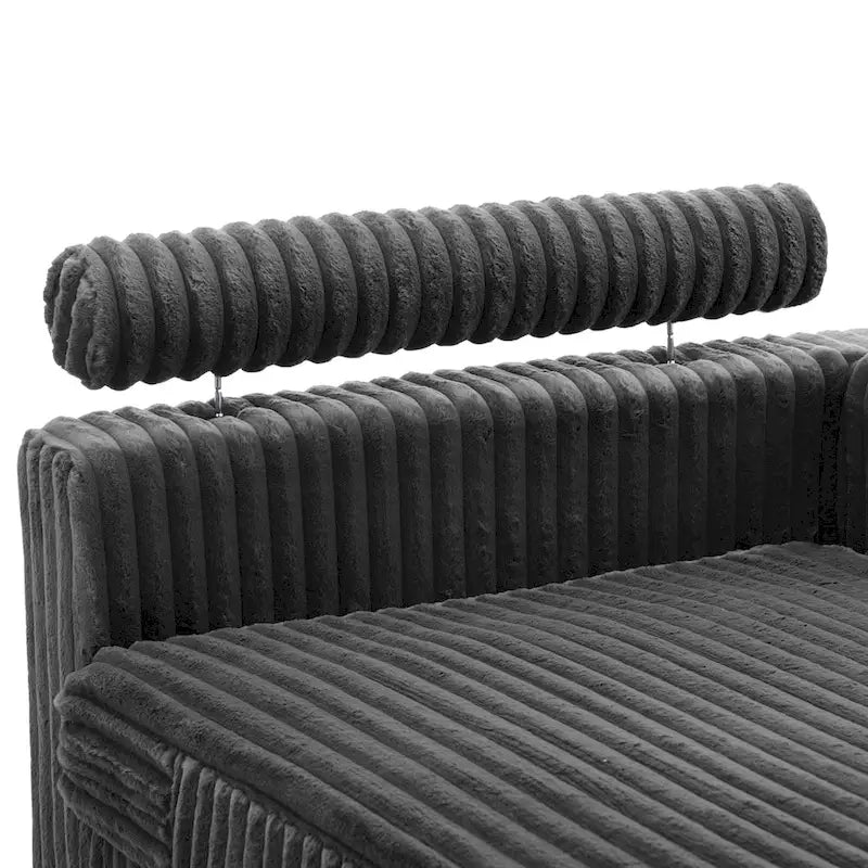 Übergroßes Sofa mit Recamiere (rechtsseitig)