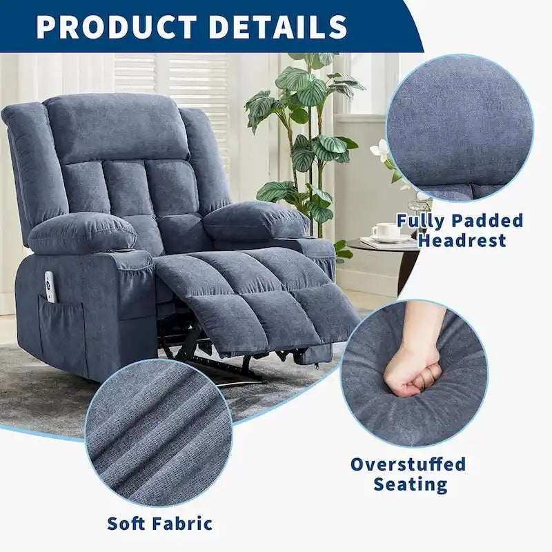 Fernbedienbarer Massagesessel mit Heizfunktion