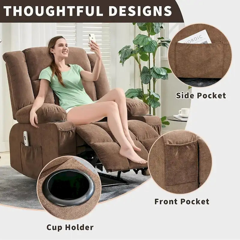 Fernbedienbarer Massagesessel mit Heizfunktion