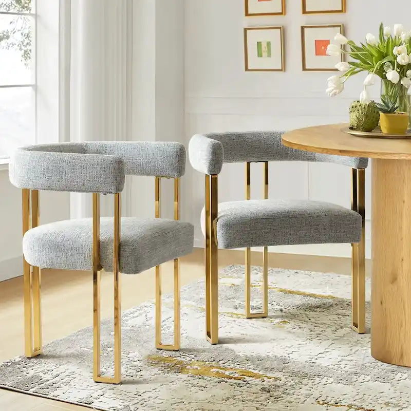 Chenille-Sessel (2er-Set)