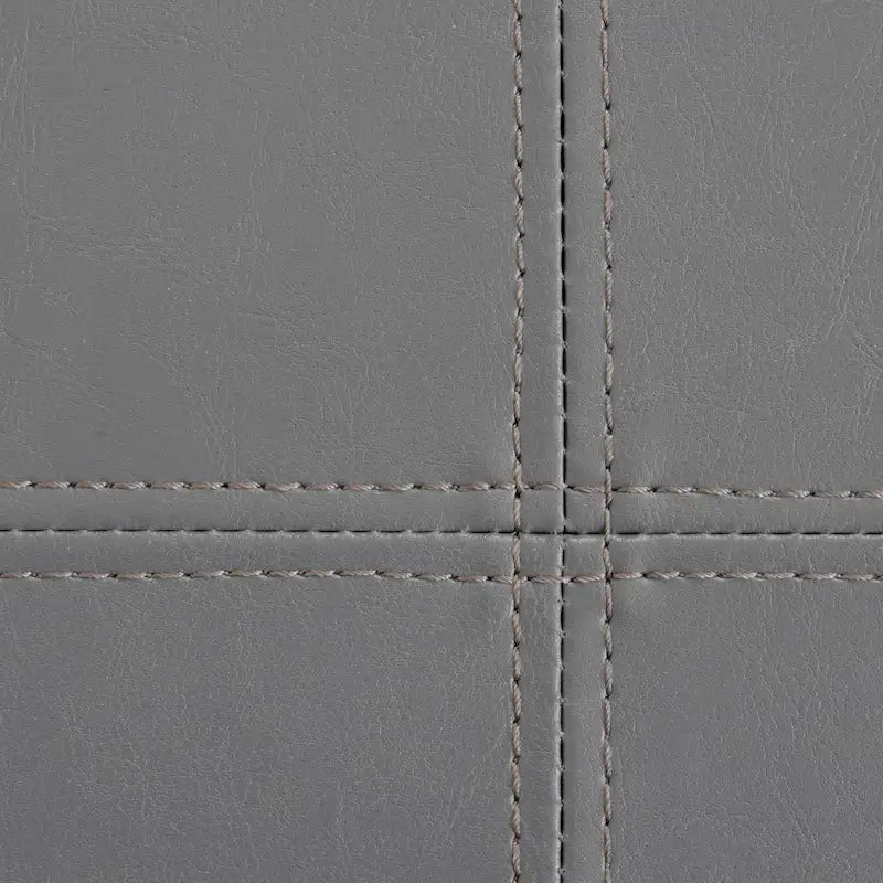 Klappbare Polsterbank mit Stauraum in Gunmetal Gray
