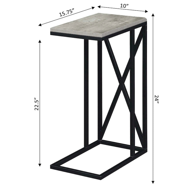 C-förmiger Beistelltisch