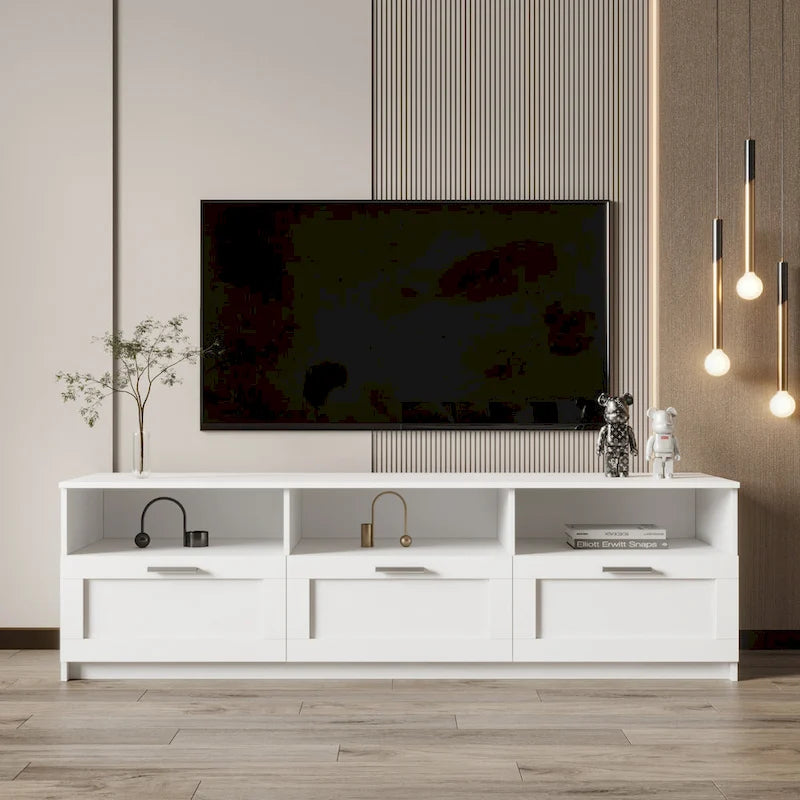 Modernes TV-Möbel mit 3 Schubladen, 180 cm breit