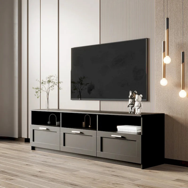 Modernes TV-Möbel mit 3 Schubladen, 180 cm breit