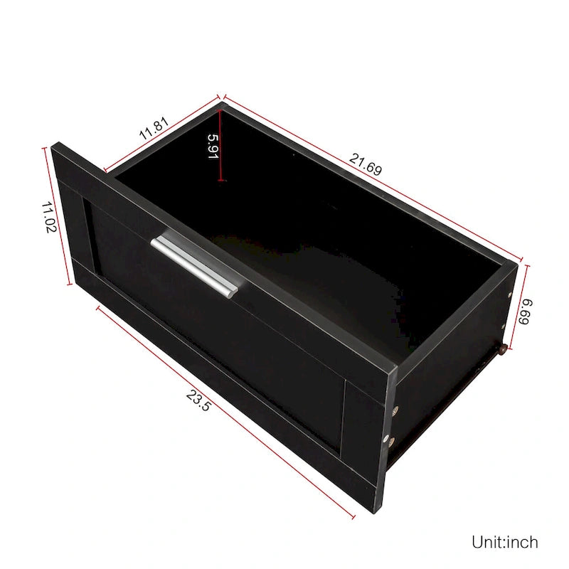 Modernes TV-Möbel mit 3 Schubladen, 180 cm breit