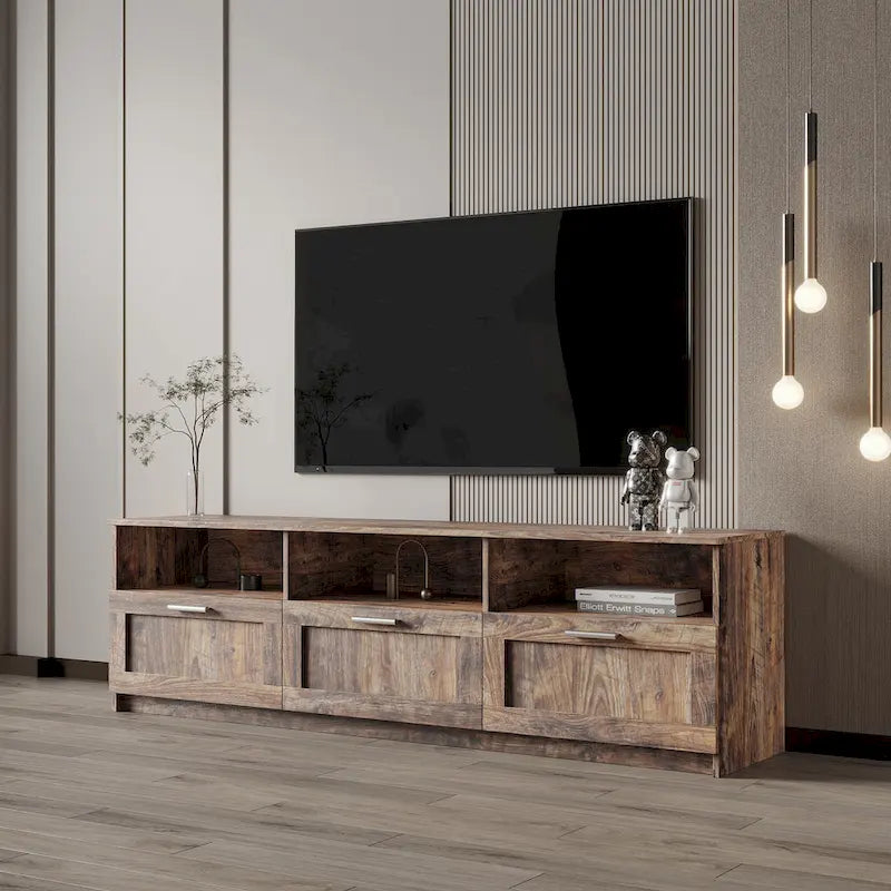 Modernes TV-Möbel mit 3 Schubladen, 180 cm breit
