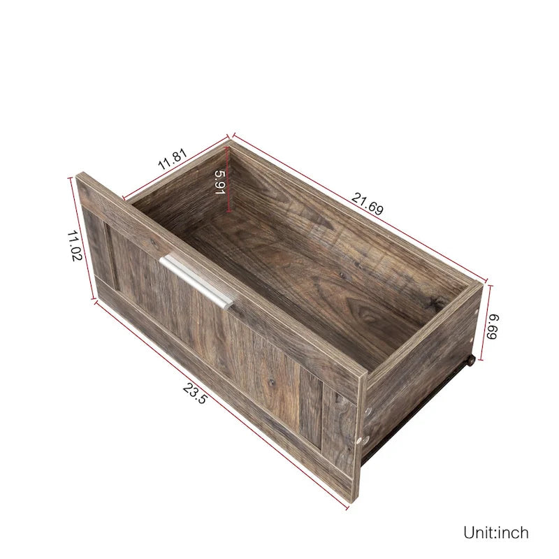 Modernes TV-Möbel mit 3 Schubladen, 180 cm breit