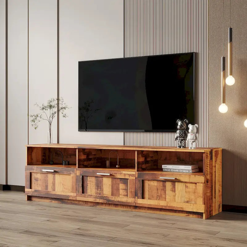 Modernes TV-Möbel mit 3 Schubladen, 180 cm breit