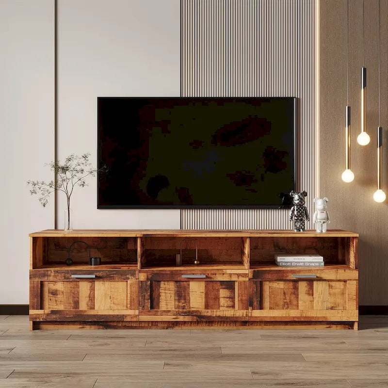 Modernes TV-Möbel mit 3 Schubladen, 180 cm breit