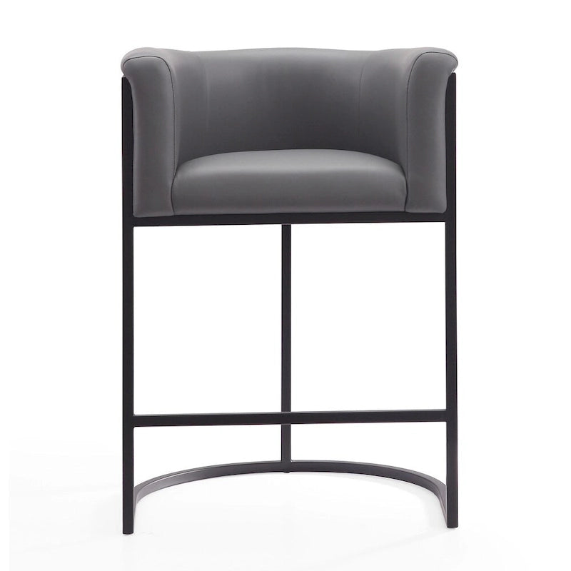 Graues Leinen 5-Sitzer Ecksofa