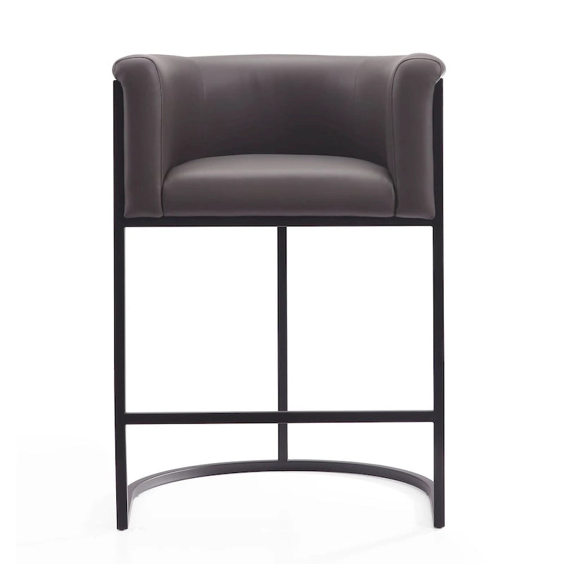 Graues Leinen 5-Sitzer Ecksofa