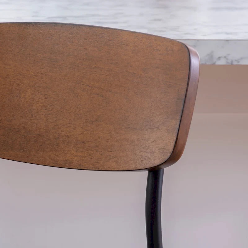 Barhocker Metall Kunstleder 63,5 cm
