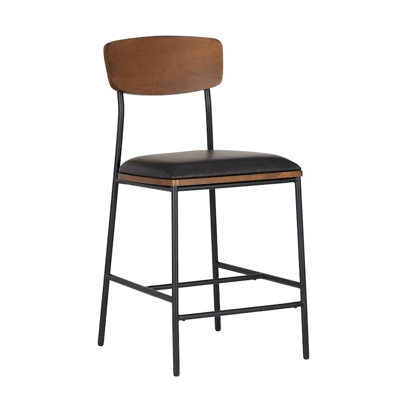 Barhocker Metall Kunstleder 63,5 cm