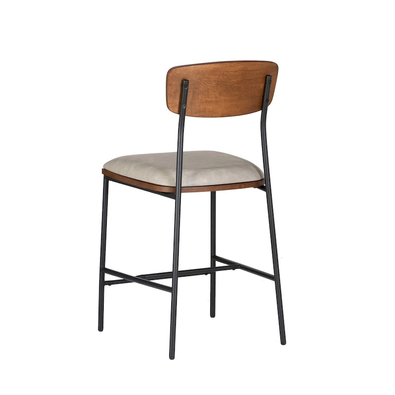 Barhocker Metall Kunstleder 63,5 cm
