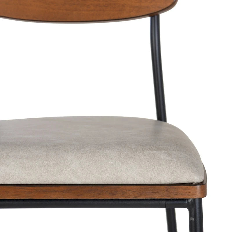 Barhocker Metall Kunstleder 63,5 cm