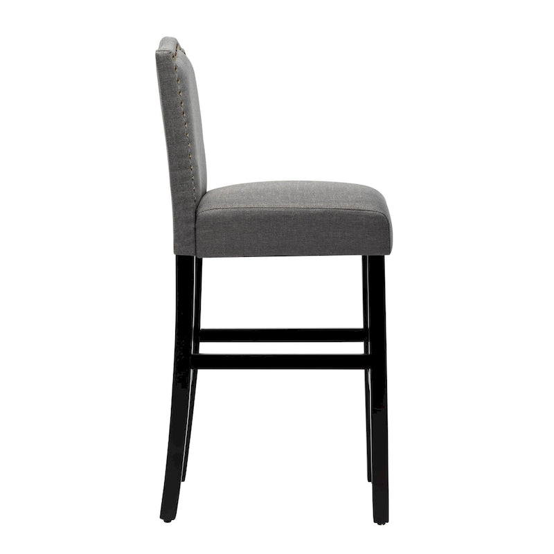 28-Zoll gepolsterte Barhocker, 2er-Set