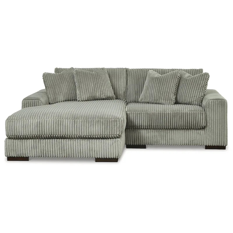 2-teiliges Sektionssofa mit Chaiselongue – 259 B x 178 T x 97 H