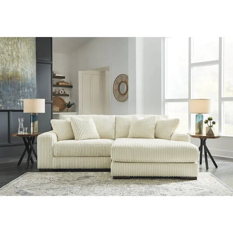 2-teiliges Sektionssofa mit Chaiselongue – 259 B x 178 T x 97 H