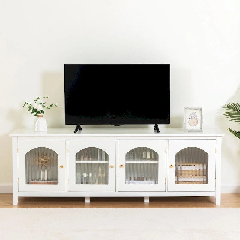 71 Zoll stilvolles TV-Lowboard Unterhaltungscenter