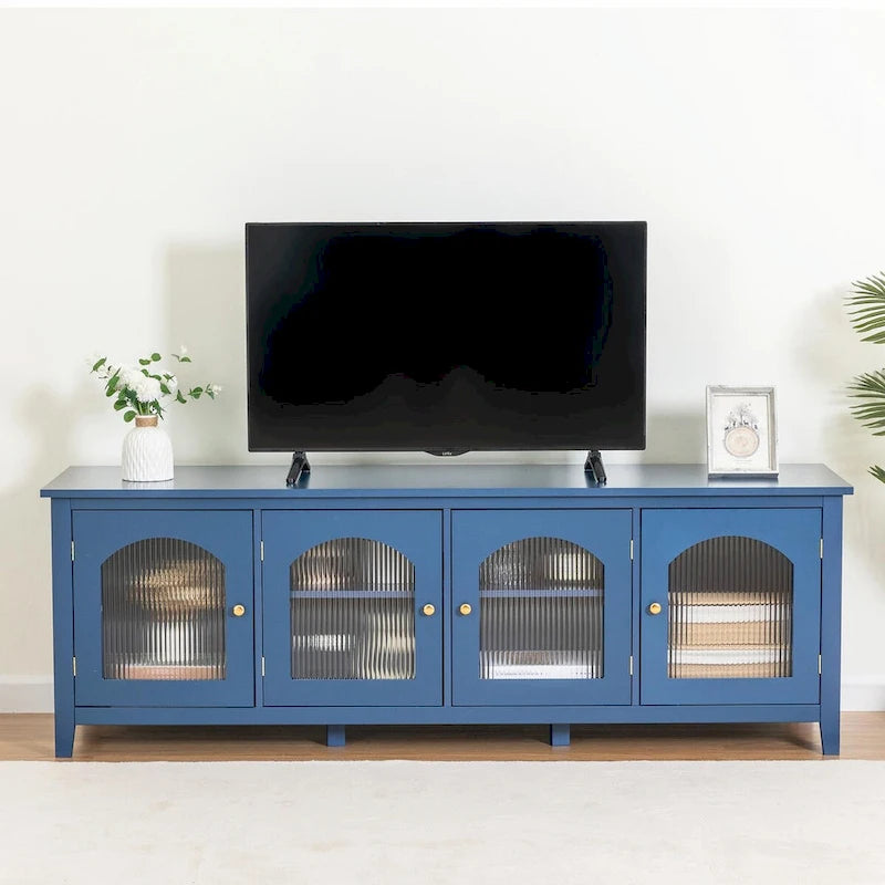 71 Zoll stilvolles TV-Lowboard Unterhaltungscenter
