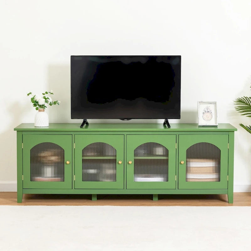 71 Zoll stilvolles TV-Lowboard Unterhaltungscenter
