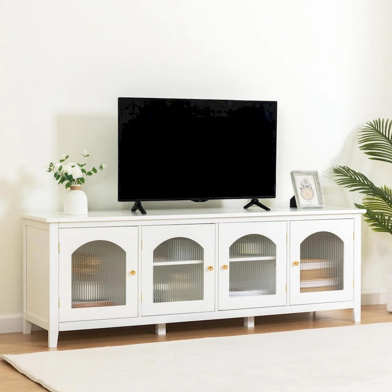 71 Zoll stilvolles TV-Lowboard Unterhaltungscenter