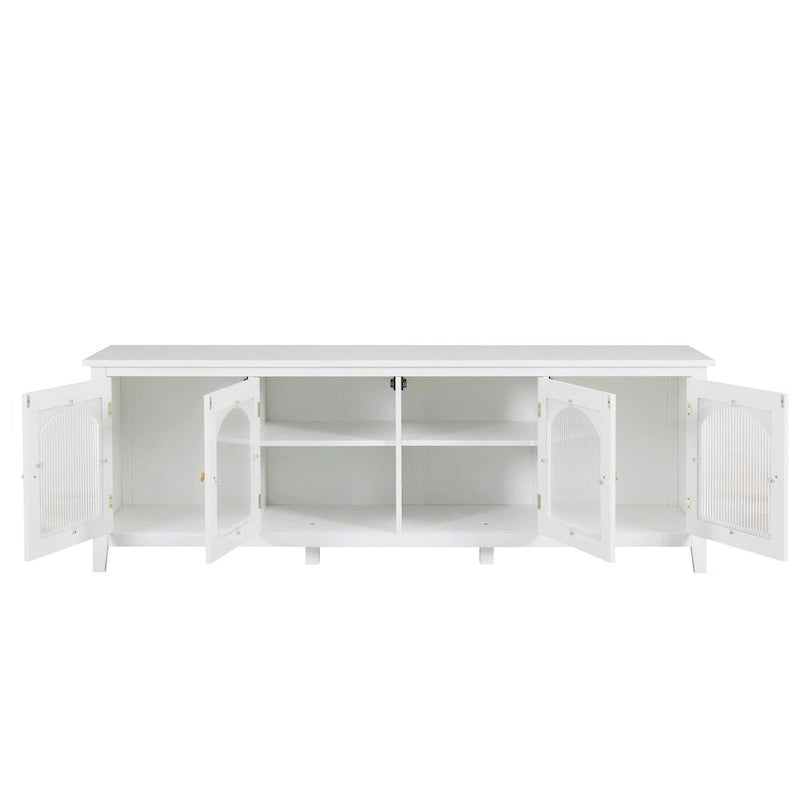 71 Zoll stilvolles TV-Lowboard Unterhaltungscenter