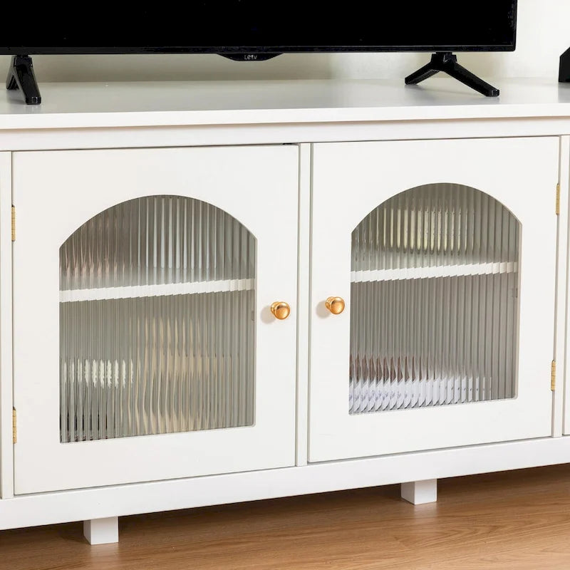 71 Zoll stilvolles TV-Lowboard Unterhaltungscenter