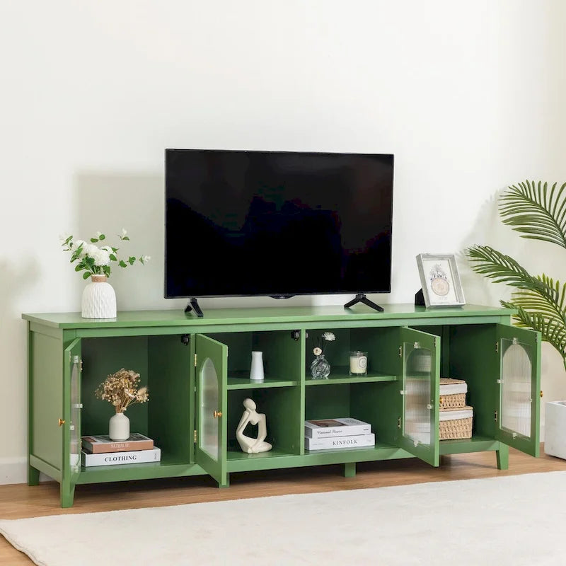 71 Zoll stilvolles TV-Lowboard Unterhaltungscenter