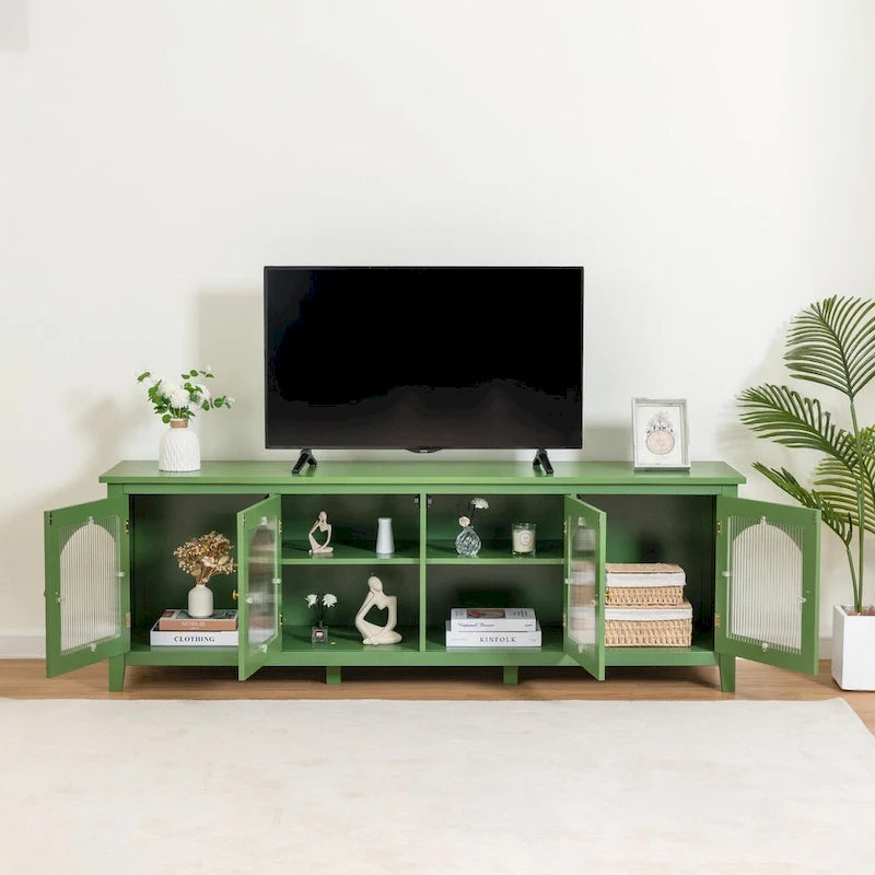 71 Zoll stilvolles TV-Lowboard Unterhaltungscenter