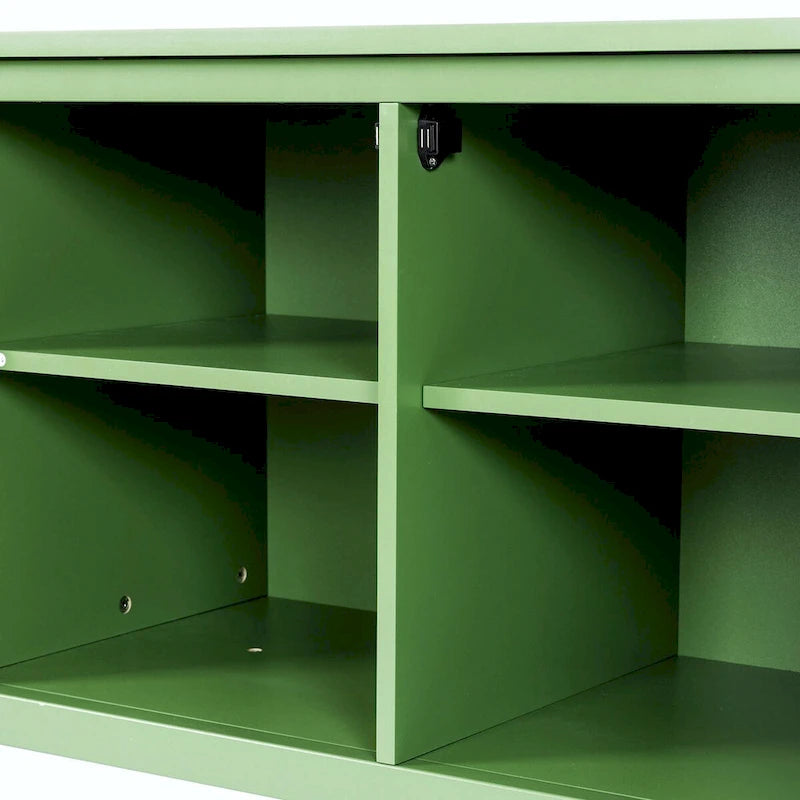 71 Zoll stilvolles TV-Lowboard Unterhaltungscenter