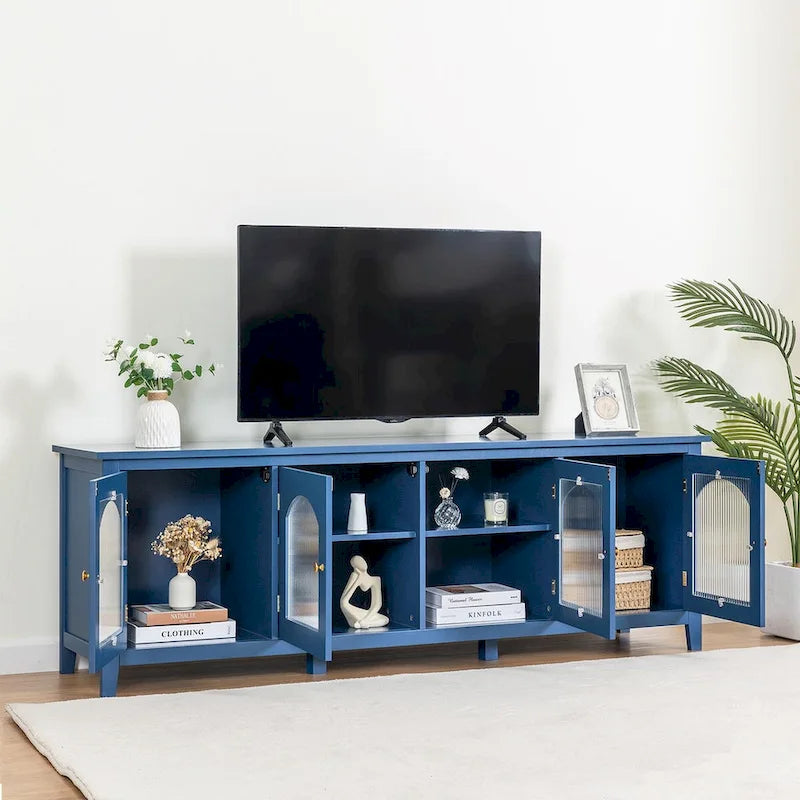 71 Zoll stilvolles TV-Lowboard Unterhaltungscenter