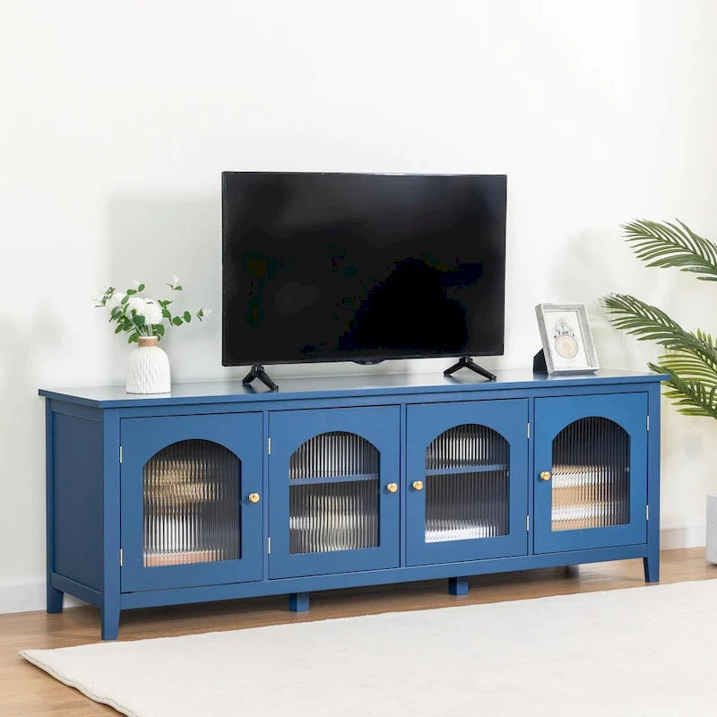 71 Zoll stilvolles TV-Lowboard Unterhaltungscenter