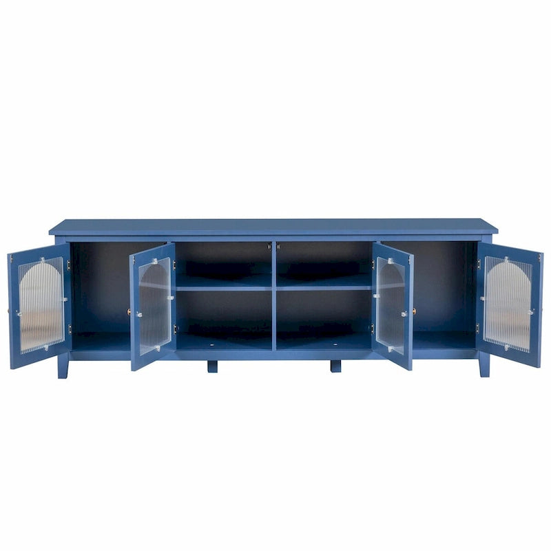 71 Zoll stilvolles TV-Lowboard Unterhaltungscenter