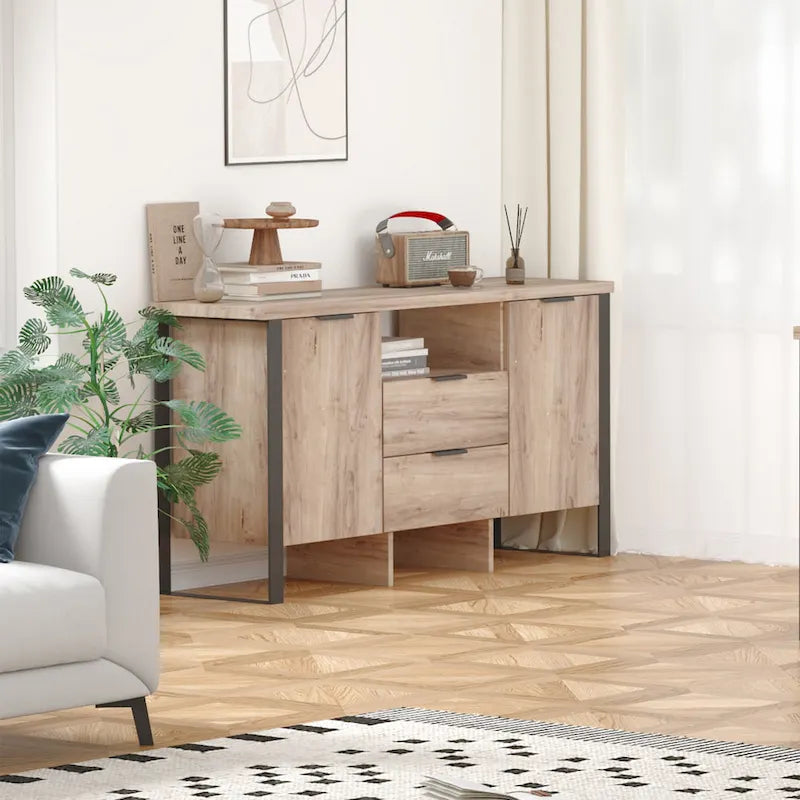 2-türiger TV-Schrank mit 2 Schubladen