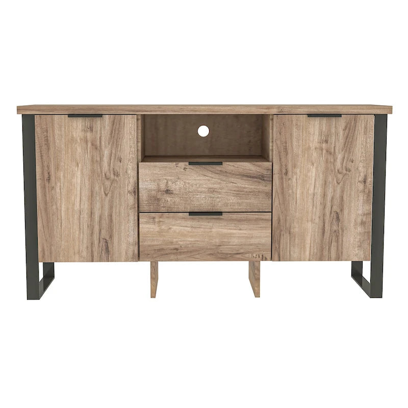 2-türiger TV-Schrank mit 2 Schubladen