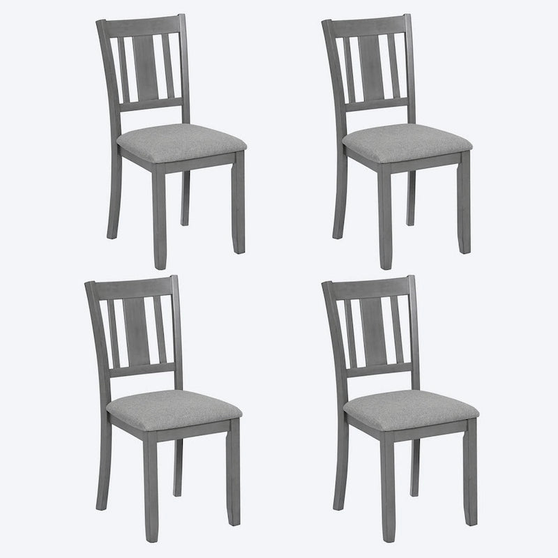 Set of 4 Counter Height Dining Chairs with Padded Seats